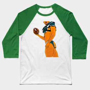 Tight End (Art) Baseball T-Shirt